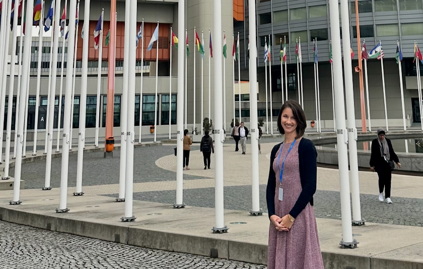 Aubrey Means at the IAEA in Vienna